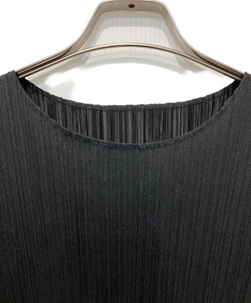 PLEATS PLEASE（プリーツプリーズ）PLEATS PLEASE (プリーツプリーズ) プリーツカットソー ブラック サイズ:3の古着・服飾アイテム