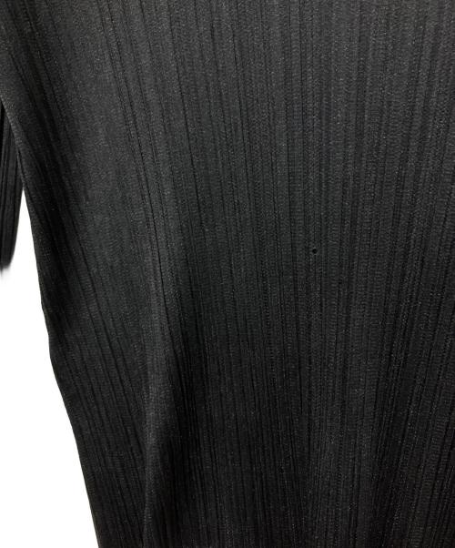 PLEATS PLEASE（プリーツプリーズ）PLEATS PLEASE (プリーツプリーズ) プリーツカットソー ブラック サイズ:3の古着・服飾アイテム