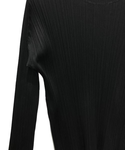 PLEATS PLEASE（プリーツプリーズ）PLEATS PLEASE (プリーツプリーズ) プリーツカットソー ブラック サイズ:3の古着・服飾アイテム