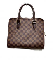 LOUIS VUITTON（ルイ ヴィトン）の古着「ダミエ トリアナ ハンドバッグ」｜ブラウン