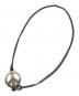 中古・古着 STANDARD CALIFORNIA (スタンダードカリフォルニア) CALIFOLKS Peace Inlay Necklace シルバー×ターコイズ：18000円