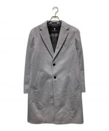 BLACK LABEL CRESTBRIDGE（ブラックレーベル クレストブリッジ）の古着「ウールカシミヤコート」｜グレー