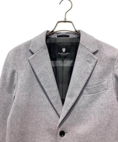 BLACK LABEL CRESTBRIDGE（ブラックレーベル クレストブリッジ）BLACK LABEL CRESTBRIDGE (ブラックレーベル クレストブリッジ) ウールカシミヤコート グレー サイズ:Lの古着・服飾アイテム