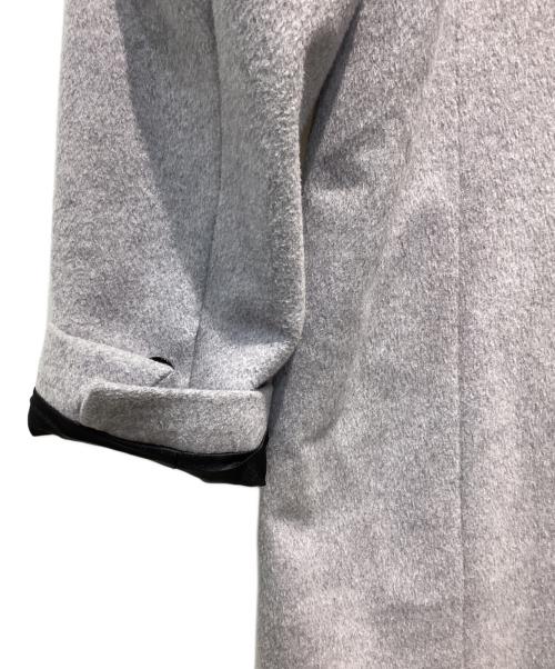 BLACK LABEL CRESTBRIDGE（ブラックレーベル クレストブリッジ）BLACK LABEL CRESTBRIDGE (ブラックレーベル クレストブリッジ) ウールカシミヤコート グレー サイズ:Lの古着・服飾アイテム