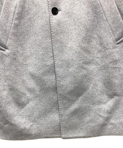 BLACK LABEL CRESTBRIDGE（ブラックレーベル クレストブリッジ）BLACK LABEL CRESTBRIDGE (ブラックレーベル クレストブリッジ) ウールカシミヤコート グレー サイズ:Lの古着・服飾アイテム