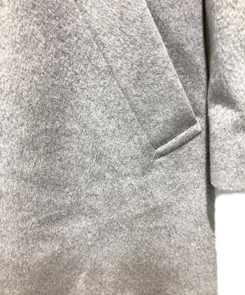 BLACK LABEL CRESTBRIDGE（ブラックレーベル クレストブリッジ）BLACK LABEL CRESTBRIDGE (ブラックレーベル クレストブリッジ) ウールカシミヤコート グレー サイズ:Lの古着・服飾アイテム