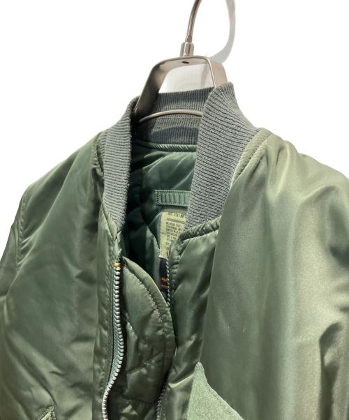 ALPHA（アルファ）ALPHA (アルファ) MA-1 フライトジャケット オリーブ サイズ:XSの古着・服飾アイテム