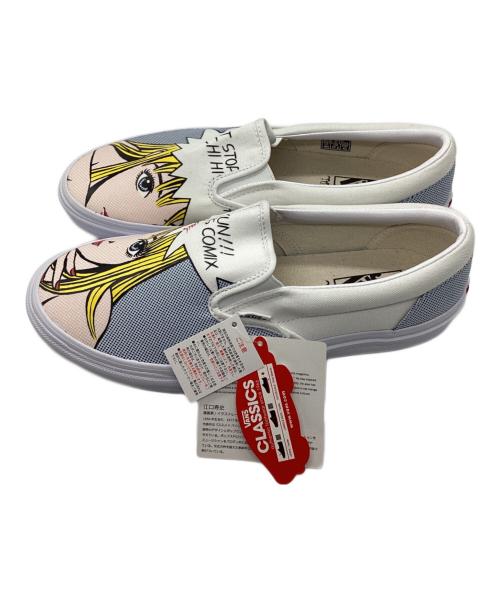 VANS（ヴァンズ）VANS (ヴァンズ) ストップ!!ひばりくん! V98R HIBARIKUN スリッポン ホワイト サイズ:27.5 未使用品の古着・服飾アイテム
