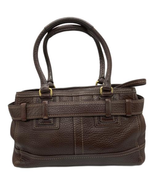 COACH（コーチ）COACH (コーチ) ハンプトンズ ハンドバッグ ブラウンの古着・服飾アイテム
