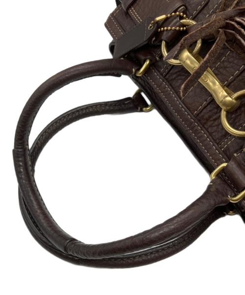 COACH（コーチ）COACH (コーチ) ハンプトンズ ハンドバッグ ブラウンの古着・服飾アイテム