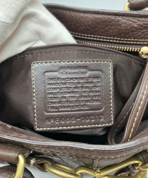 COACH（コーチ）COACH (コーチ) ハンプトンズ ハンドバッグ ブラウンの古着・服飾アイテム