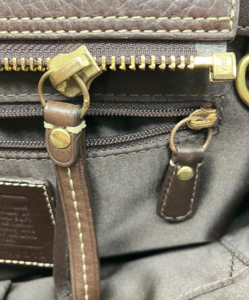 COACH（コーチ）COACH (コーチ) ハンプトンズ ハンドバッグ ブラウンの古着・服飾アイテム