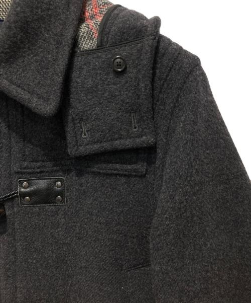 BURBERRY LONDON（バーバリーロンドン）BURBERRY LONDON (バーバリーロンドン) ラムウールダッフルコート グレー サイズ:LLの古着・服飾アイテム