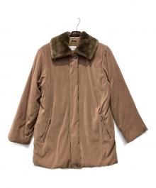 MaxMara（マックスマーラ）の古着「中綿ハーフコート」｜ブラウン