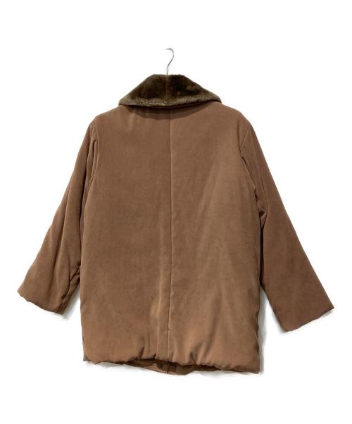 MaxMara（マックスマーラ）MaxMara (マックスマーラ) 中綿ハーフコート ブラウン サイズ:４０の古着・服飾アイテム