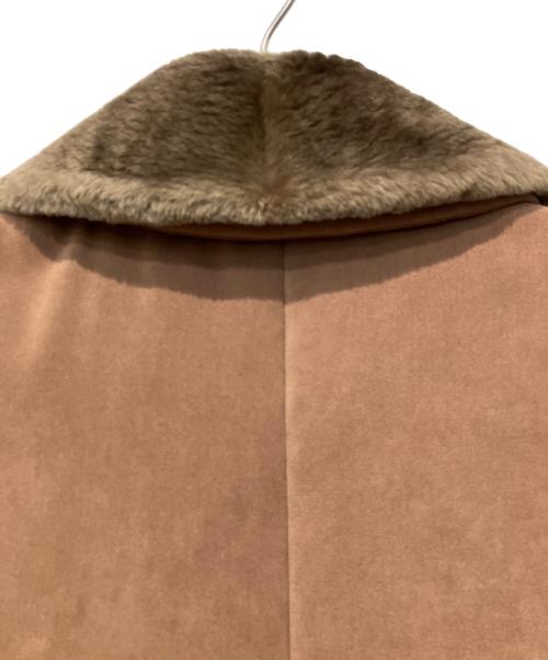MaxMara（マックスマーラ）MaxMara (マックスマーラ) 中綿ハーフコート ブラウン サイズ:４０の古着・服飾アイテム
