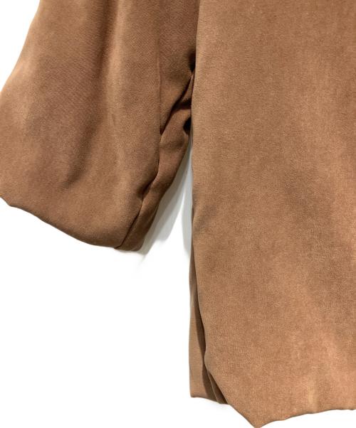 MaxMara（マックスマーラ）MaxMara (マックスマーラ) 中綿ハーフコート ブラウン サイズ:４０の古着・服飾アイテム