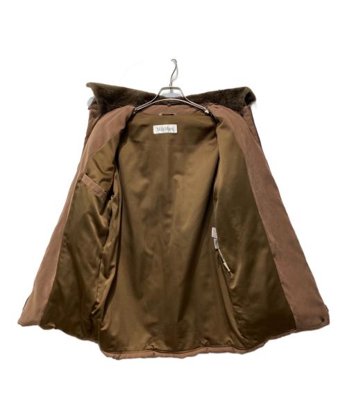 MaxMara（マックスマーラ）MaxMara (マックスマーラ) 中綿ハーフコート ブラウン サイズ:４０の古着・服飾アイテム