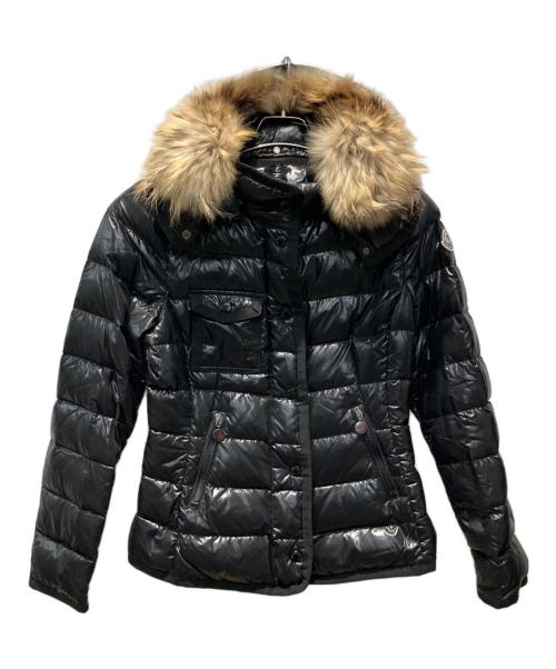 MONCLER（モンクレール）MONCLER (モンクレール) ARMOISE ファーダウンジャケット ブラック サイズ:2の古着・服飾アイテム