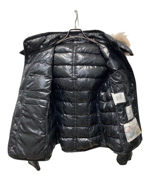 MONCLER（モンクレール）MONCLER (モンクレール) ARMOISE ファーダウンジャケット ブラック サイズ:2の古着・服飾アイテム