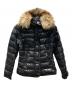 MONCLER（モンクレール）の古着「ARMOISE ファーダウンジャケット」｜ブラック