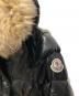 中古・古着 MONCLER (モンクレール) ARMOISE ファーダウンジャケット ブラック サイズ:2：60000円