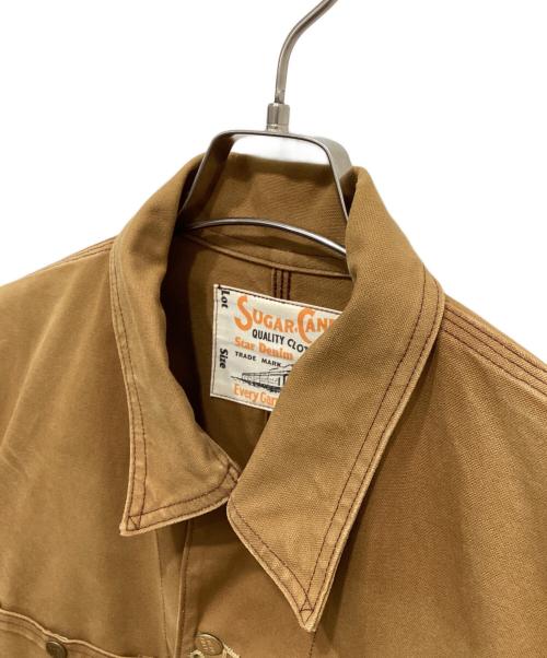 SUGAR CANE（シュガーケーン）SUGAR CANE (シュガーケーン) 13oz. BROWN DUCK WORK COAT ブラウン サイズ:記載なしの古着・服飾アイテム
