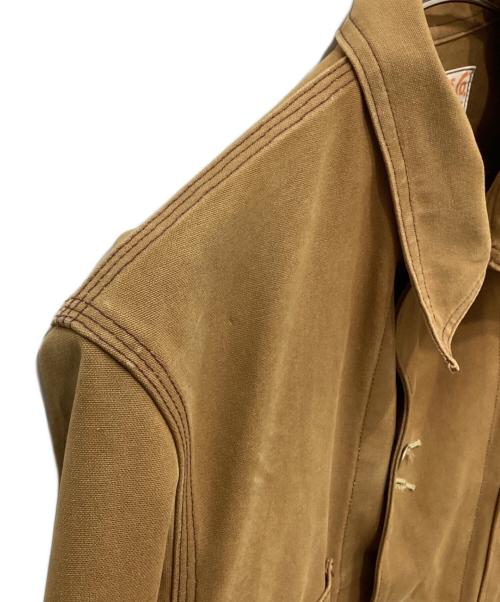 SUGAR CANE（シュガーケーン）SUGAR CANE (シュガーケーン) 13oz. BROWN DUCK WORK COAT ブラウン サイズ:記載なしの古着・服飾アイテム