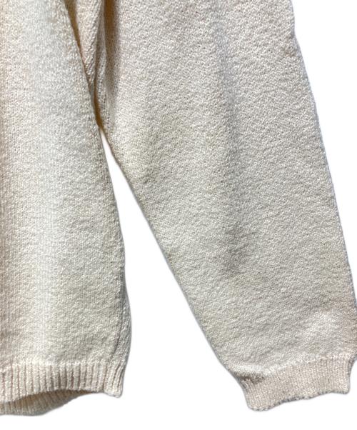 The Elder Statesman（エルダーステイツマン）The Elder Statesman (エルダーステイツマン) コットンジャガードニット アイボリー サイズ:Sの古着・服飾アイテム