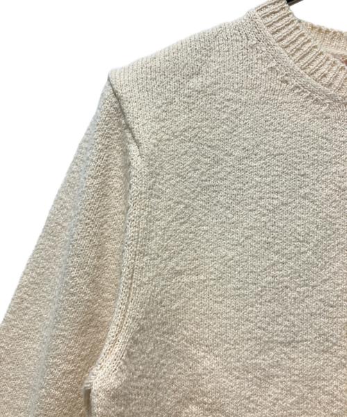 The Elder Statesman（エルダーステイツマン）The Elder Statesman (エルダーステイツマン) コットンジャガードニット アイボリー サイズ:Sの古着・服飾アイテム