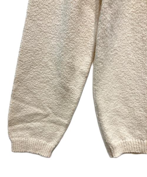 The Elder Statesman（エルダーステイツマン）The Elder Statesman (エルダーステイツマン) コットンジャガードニット アイボリー サイズ:Sの古着・服飾アイテム