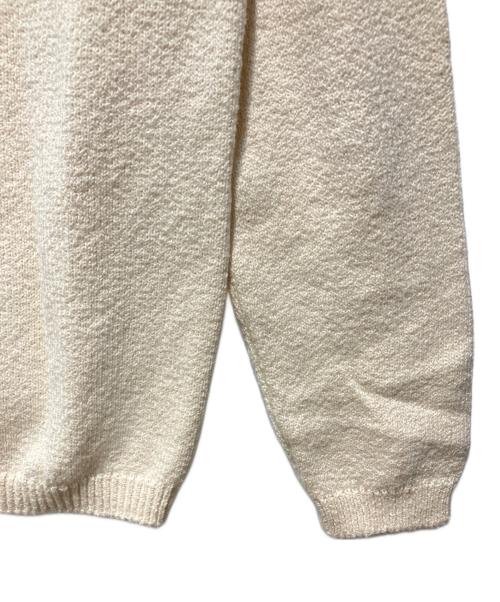 The Elder Statesman（エルダーステイツマン）The Elder Statesman (エルダーステイツマン) コットンジャガードニット アイボリー サイズ:Sの古着・服飾アイテム