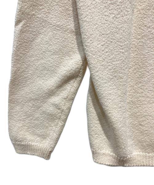 The Elder Statesman（エルダーステイツマン）The Elder Statesman (エルダーステイツマン) コットンジャガードニット アイボリー サイズ:Sの古着・服飾アイテム