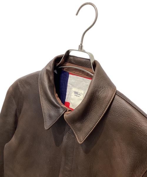Ron Herman（ロンハーマン）Ron Herman (ロンハーマン) A-2 ディアスキンレザージャケット ブラウン サイズ:Mの古着・服飾アイテム