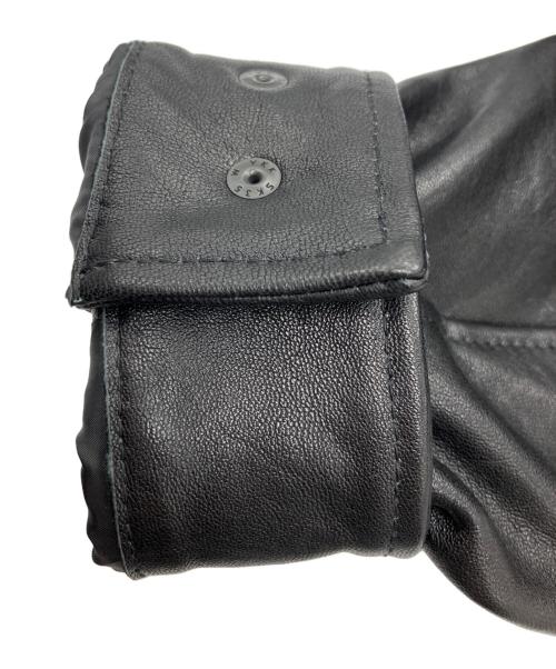 HOUSTON（ヒューストン）HOUSTON (ヒューストン) UNION限定 LEATHER COACH JACKET ブラック サイズ:Lの古着・服飾アイテム