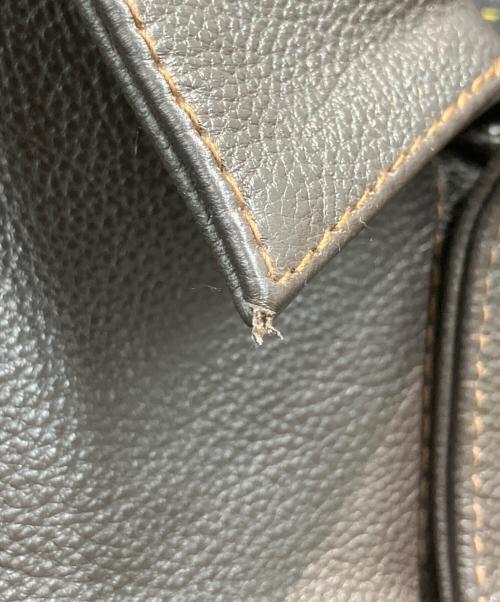 HOUSTON（ヒューストン）HOUSTON (ヒューストン) 8215 COW LEATHER TRACK JACKET ブラウン サイズ:40Rの古着・服飾アイテム