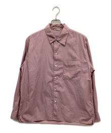 AURALEE（オーラリー）の古着「WASHED FINX TWILL BOX SHIRTS」｜バイオレット