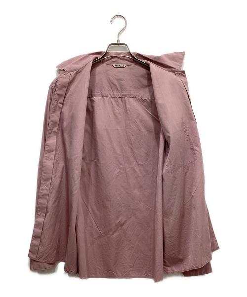 AURALEE（オーラリー）AURALEE (オーラリー) WASHED FINX TWILL BOX SHIRTS バイオレット サイズ:4の古着・服飾アイテム