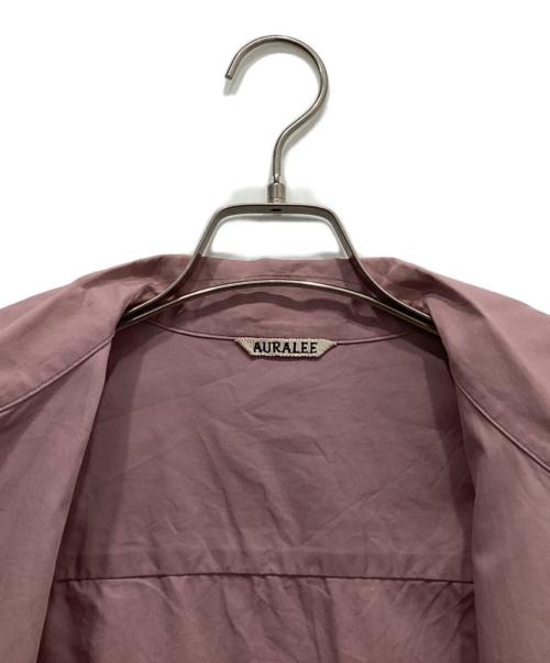 AURALEE（オーラリー）AURALEE (オーラリー) WASHED FINX TWILL BOX SHIRTS バイオレット サイズ:4の古着・服飾アイテム