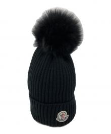 MONCLER（モンクレール）の古着「BERRETTOニットキャップ」｜ブラック