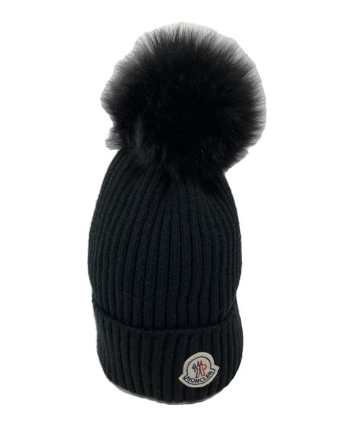 MONCLER（モンクレール）MONCLER (モンクレール) BERRETTOニットキャップ ブラック サイズ:3の古着・服飾アイテム