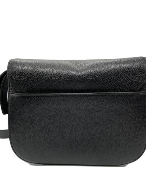 TORY BURCH（トリーバーチ）TORY BURCH (トリーバーチ) BRITTEN SMALL SADDLE BAG ブラックの古着・服飾アイテム