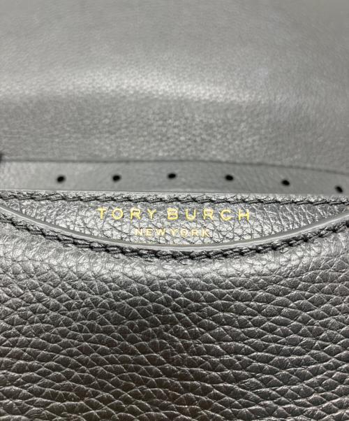 TORY BURCH（トリーバーチ）TORY BURCH (トリーバーチ) BRITTEN SMALL SADDLE BAG ブラックの古着・服飾アイテム