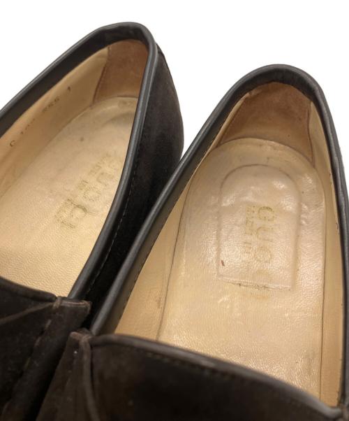 GUCCI（グッチ）GUCCI (グッチ) スエードホースビットローファー ブラウン サイズ:37Cの古着・服飾アイテム