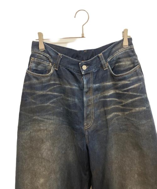 Acne studios（アクネ ストゥディオズ）Acne studios (アクネ ストゥディオズ) 2023M FN Darkside Leather デニムパンツ インディゴ サイズ:46の古着・服飾アイテム