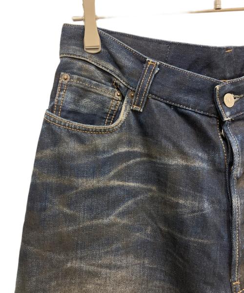 Acne studios（アクネ ストゥディオズ）Acne studios (アクネ ストゥディオズ) 2023M FN Darkside Leather デニムパンツ インディゴ サイズ:46の古着・服飾アイテム