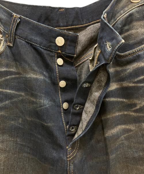 Acne studios（アクネ ストゥディオズ）Acne studios (アクネ ストゥディオズ) 2023M FN Darkside Leather デニムパンツ インディゴ サイズ:46の古着・服飾アイテム