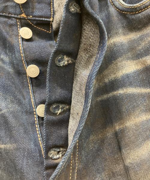 Acne studios（アクネ ストゥディオズ）Acne studios (アクネ ストゥディオズ) 2023M FN Darkside Leather デニムパンツ インディゴ サイズ:46の古着・服飾アイテム
