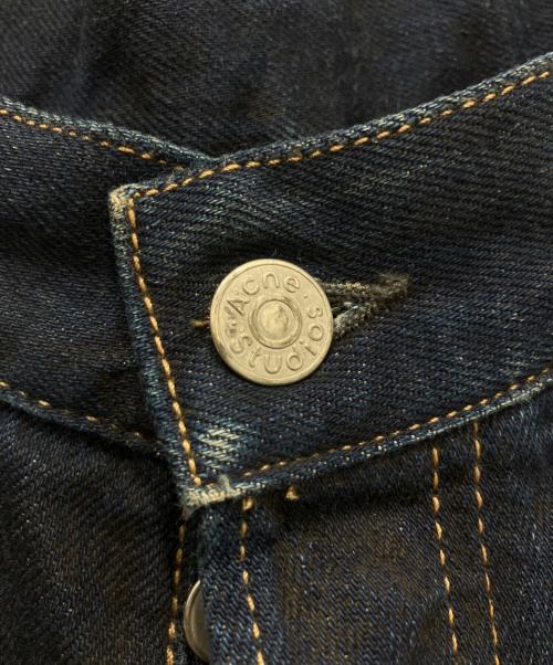 Acne studios（アクネ ストゥディオズ）Acne studios (アクネ ストゥディオズ) 2023M FN Darkside Leather デニムパンツ インディゴ サイズ:46の古着・服飾アイテム