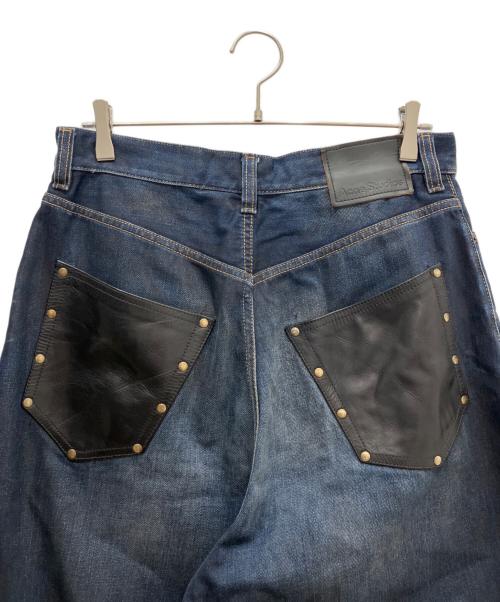 Acne studios（アクネ ストゥディオズ）Acne studios (アクネ ストゥディオズ) 2023M FN Darkside Leather デニムパンツ インディゴ サイズ:46の古着・服飾アイテム